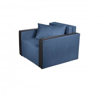 Кресло-кровать Милена с подлокотниками Синий в Североуральске - severouralsk.mebel-74.com | фото