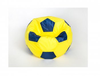 Кресло-мешок Мяч малый желто-синее в Североуральске - severouralsk.mebel-74.com | фото