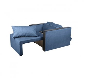 Кресло-кровать Милена с подлокотниками Синий в Североуральске - severouralsk.mebel-74.com | фото