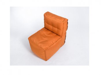 Модульное кресло Комфорт Колор прямое оранжевое в Североуральске - severouralsk.mebel-74.com | фото