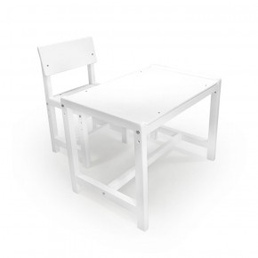 Детский растущий комплект стол и стул Я САМ "Лофт" (Белый, Белый) в Североуральске - severouralsk.mebel-74.com | фото