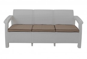 Диван Yalta Premium Sofa 3 Set (Ялта) белый (+подушки под спину) в Североуральске - severouralsk.mebel-74.com | фото