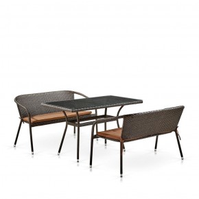 Комплект мебели из иск. ротанга T286A/S139A-W53 Brown в Североуральске - severouralsk.mebel-74.com | фото