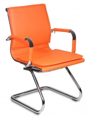 Кресло для посетителя Бюрократ CH-993-Low-V/orange оранжевый в Североуральске - severouralsk.mebel-74.com | фото