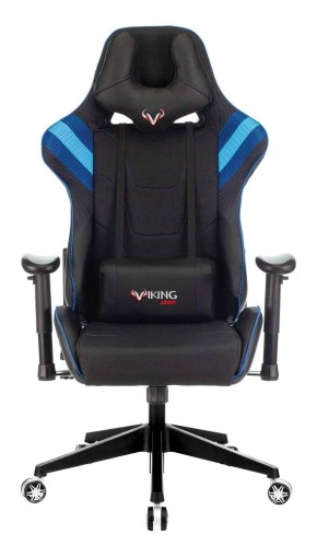 Кресло игровое Бюрократ VIKING 4 AERO BLUE черный/синий в Североуральске - severouralsk.mebel-74.com | фото
