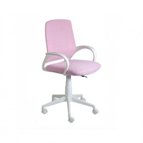 Кресло Ирис White сетка/ткань розовая в Североуральске - severouralsk.mebel-74.com | фото