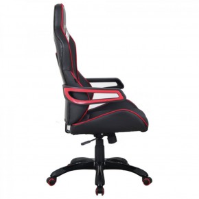Кресло компьютерное BRABIX Nitro GM-001 (ткань/экокожа) черное, вставки красные (531816) в Североуральске - severouralsk.mebel-74.com | фото