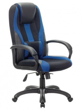 Кресло компьютерное BRABIX PREMIUM "Rapid GM-102" (экокожа/ткань, черное/синее) 532106 в Североуральске - severouralsk.mebel-74.com | фото