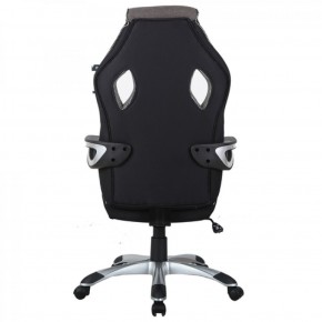 Кресло компьютерное BRABIX Techno GM-002 (ткань) черное/серое, вставки белые (531815) в Североуральске - severouralsk.mebel-74.com | фото