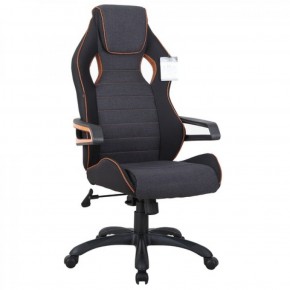 Кресло компьютерное BRABIX Techno Pro GM-003 (ткань черное/серое, вставки оранжевые) 531813 в Североуральске - severouralsk.mebel-74.com | фото