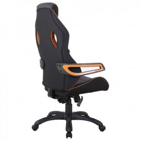Кресло компьютерное BRABIX Techno Pro GM-003 (ткань черное/серое, вставки оранжевые) 531813 в Североуральске - severouralsk.mebel-74.com | фото