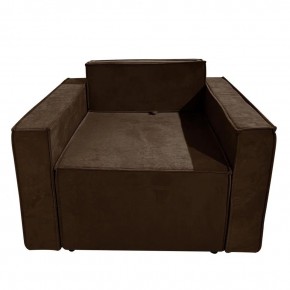 Кресло-кровать Принц КК1-ВК (велюр коричневый) в Североуральске - severouralsk.mebel-74.com | фото