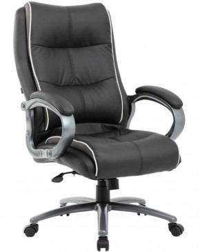 Кресло офисное BRABIX PREMIUM "Strong HD-009" (экокожа черная, ткань серая) 531945 в Североуральске - severouralsk.mebel-74.com | фото