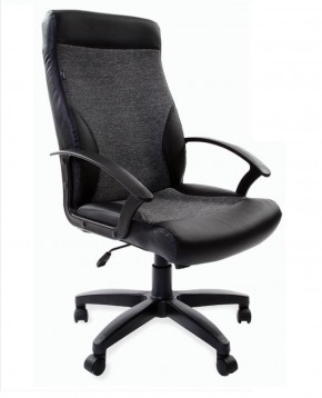 Кресло офисное BRABIX "Trust EX-535" (экокожа/черная/ткань серая) 531383 в Североуральске - severouralsk.mebel-74.com | фото
