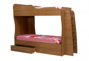 Кровать детская 2-х ярусная Юниор-1 (800*2000) ЛДСП в Североуральске - severouralsk.mebel-74.com | фото