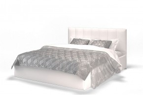 Кровать Элен 1600 + основание с ПМ (Vega white) белый в Североуральске - severouralsk.mebel-74.com | фото