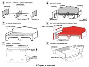 Кровать Фея 1900 с двумя ящиками в Североуральске - severouralsk.mebel-74.com | фото