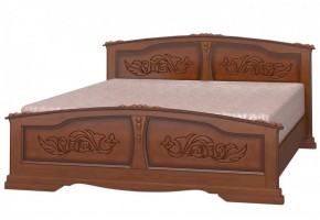 ЕЛЕНА Кровать из массива 1800 (Орех) в Североуральске - severouralsk.mebel-74.com | фото