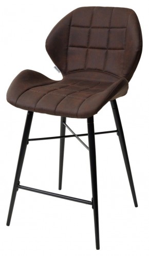 Полубарный стул MARCEL COWBOY-#800 темно-коричневый (H=65cm), ткань микрофибра М-City в Североуральске - severouralsk.mebel-74.com | фото