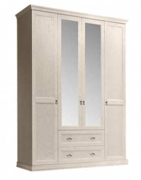 Шкаф 4-х дверный (с зеркалами) для платья и белья с выдвижными ящиками Венеция дуб седан (ВНШ1/41) в Североуральске - severouralsk.mebel-74.com | фото