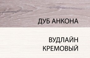 Шкаф угловой 2D, OLIVIA, цвет вудлайн крем/дуб анкона в Североуральске - severouralsk.mebel-74.com | фото