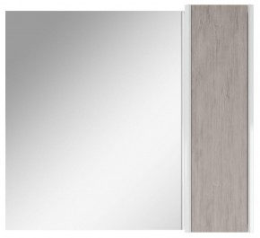 Шкаф-зеркало Uno 80 Дуб серый левый/правый Домино (DU1504HZ) в Североуральске - severouralsk.mebel-74.com | фото