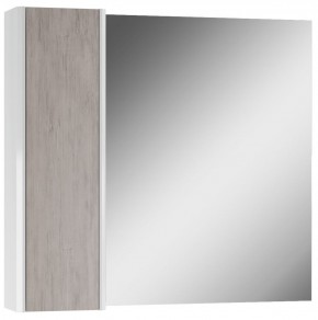 Шкаф-зеркало Uno 80 Дуб серый левый/правый Домино (DU1504HZ) в Североуральске - severouralsk.mebel-74.com | фото