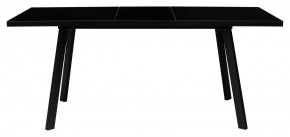 Стол ФИН 120 Черный, стекло/ Черный каркас М-City в Североуральске - severouralsk.mebel-74.com | фото