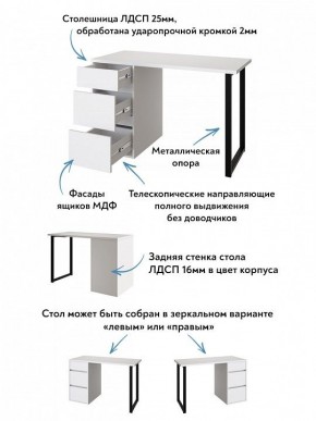 Стол письменный Эконом стандарт С-401 в Североуральске - severouralsk.mebel-74.com | фото