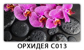 Стол раздвижной Трилогия с фотопечатью Орхидея C012 в Североуральске - severouralsk.mebel-74.com | фото