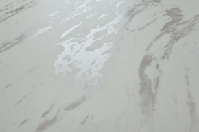 Стол RIETI 200 KL-99 Белый мрамор матовый, итальянская керамика / черный каркас, ®DISAUR в Североуральске - severouralsk.mebel-74.com | фото