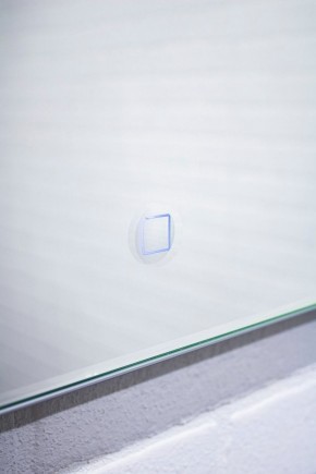 Зеркало Quadro 100 alum (линза) с подсветкой Sansa (SQL1030Z) в Североуральске - severouralsk.mebel-74.com | фото